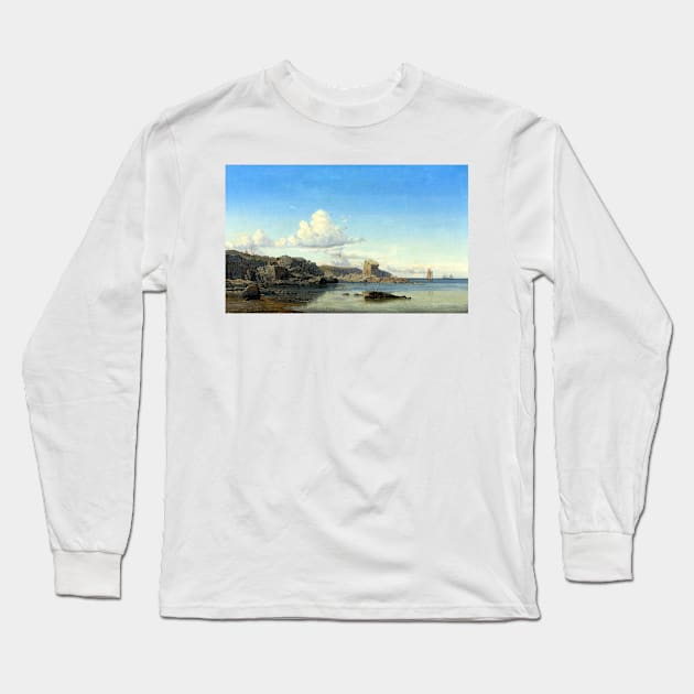 Viggo Fauerholdt Randcleven at Gudhjem on the East Coast of Bornholm Long Sleeve T-Shirt by pdpress